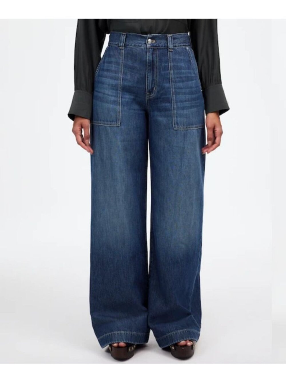 Madewell Super Wide-Leg Jeans Size 27